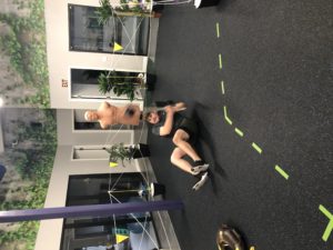 tyler doing rope ball in safe space